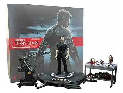 Tony Stark (armor Testing Version) Iron Man3 Mms191 Hot Toys