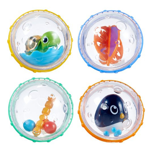 Munchkin Float And Play Bubbles Bath Toy, 4 Count