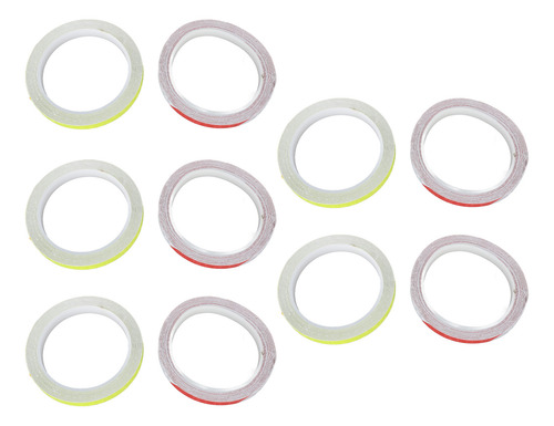 Pegatinas Reflectantes Para Bicicleta De Carretera, 10 Rollo