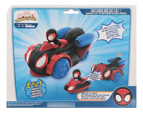 Spidey Amazing Friends Miles Morales 2 En 1