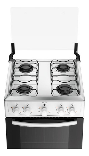 Fogão Atlas Milão 4 Bocas Com Mesa De Inox Branco