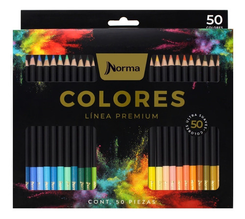 Colores Norma Premium 50 Unidades