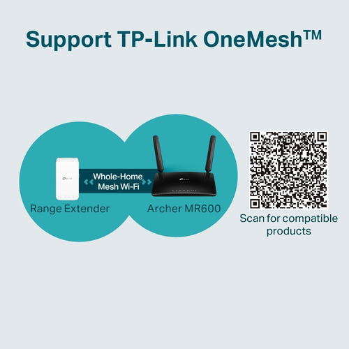 Imagen 9 de 9 de Router Tp-link Archer Mr600 Ac1200 Dual Band 4g+