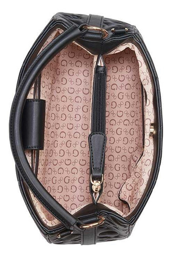 Bolsa tipo cartera Guess Oakbank, Vg929005, negra