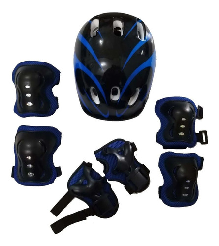 Kit Proteção Bike Infantil Capacete, Joelheira, Cotoveleira