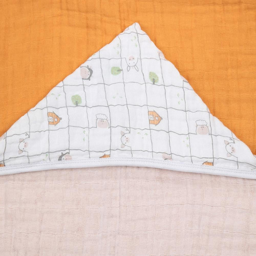 Toalha De Banho Soft Premium Liso Com Capuz - Papi Baby