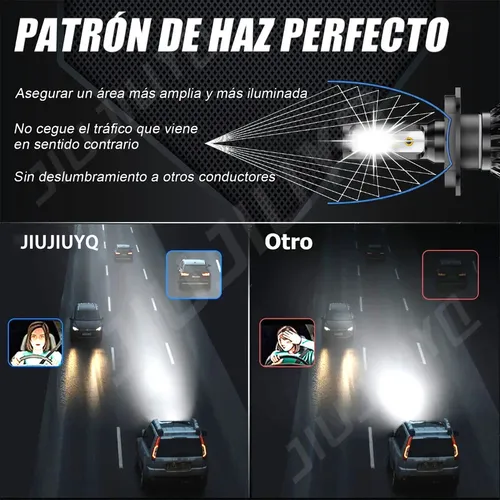 Dp. H4 Blanco Kit Faros Led Luz Alta Y Baja Para Hyundai