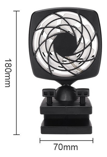 Ventilador De Acuario, Sistema De Agua Dulce, Sal For Refri