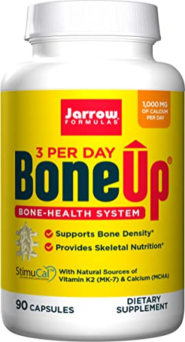 Suplemento Jarrow Formulas Boneup Three Por Dia 90 Cápsulas