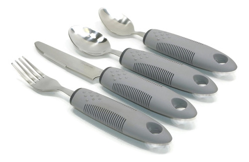 Royal Argon Arthritis Silverware 4 Pc Eating Utensil Set