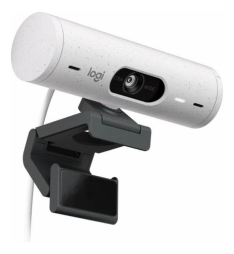 Webcam Camara Web Logitech Brio 500 Full Hd 1080p Blanco