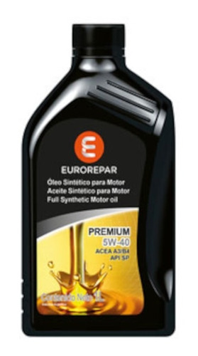 Aceite De Motor Eurorepar Premium 5w40 Sintético 1 L