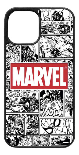 Funda Protector Case Para iPhone 12 Marvel Comics