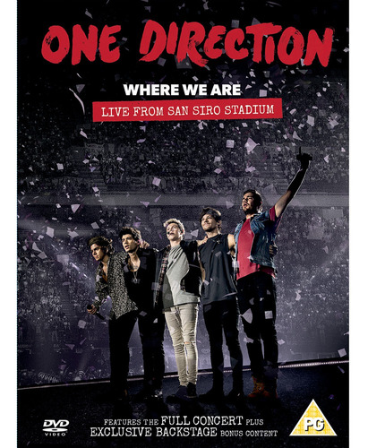Dvd One Direction Where We Are Live From San Siro Stadium 