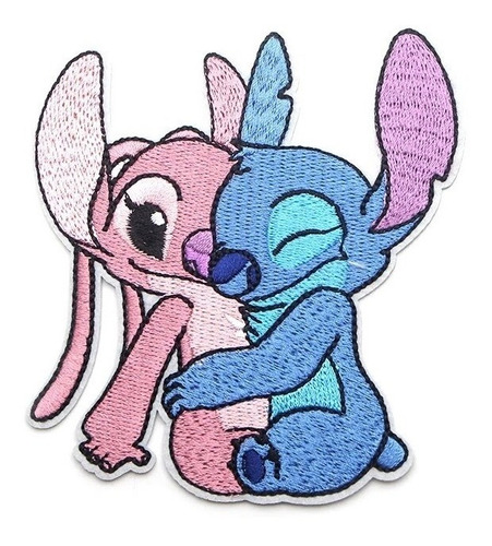 Parche Stitch Y Ángel - Lilo & Stitch Kawaii | Cuotas sin interés