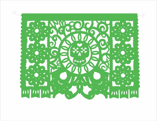 Decoración Papel Picado Coco 10 Tiras