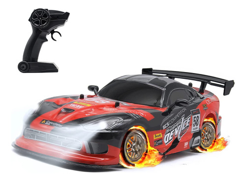 Fistone Coches De Carreras Rc Drift, 1/16 4wd 2.4g Vehiculo 