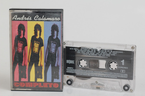 Cassette Andrés Calamaro Completo 1997