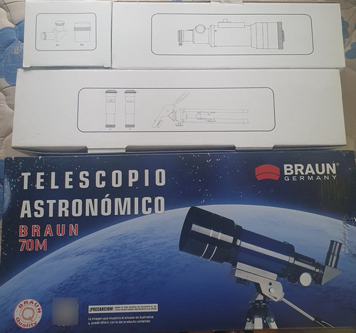 Telescopio Astronomico Braun 70m