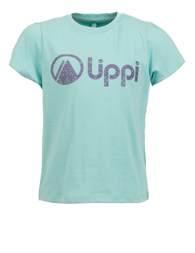 Polera Niña Logo Lippi Uv-stop T-shirt Turquesa Claro Lippi