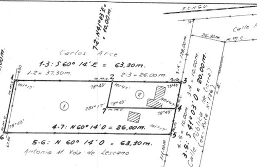 Lote 1 -986 M2 Vendo En La Picada -u$s 15.000 