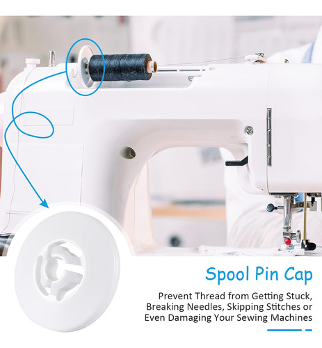 Tapa De Carrete Para Máquina De Coser, Tapa De Carrete De Re