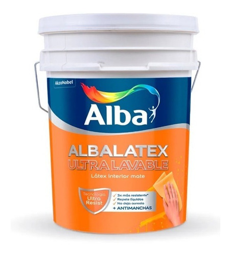 Albalatex Ultra Lavable Mate 10lt Migliore