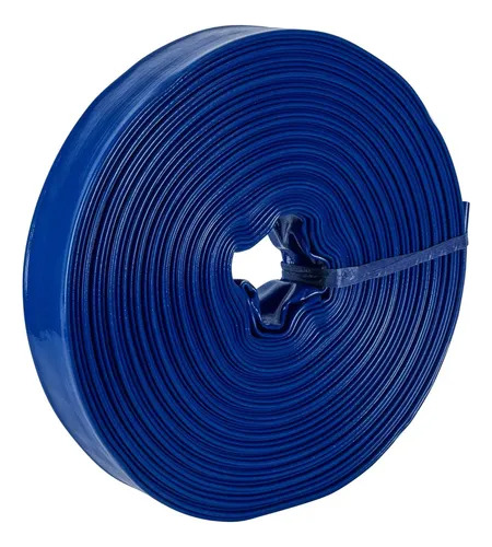 Manguera Plana Layflat Azul 50 /100 Metros De 2 Y 3 Pulgadas , 2 Pulgadas 50 Mts