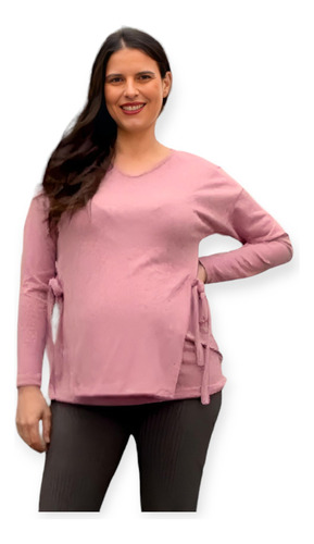 Sweater Maternal Lanilla Lactancia Embarazada