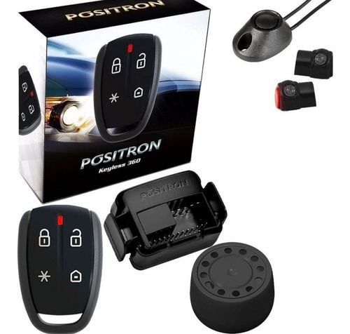 Alarme Automotivo Positron Keyless Kl360 Completo Universal