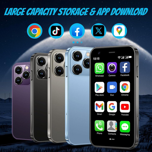 --mini Smartphone Xs15,3g 3.0 Pulgadas Hd 2 Gb+16 Gb Android 8.1 1000 Mah Dual Sim Quad Core Mini Teléfono Móvil De Bolsillo Para Estudiantes, Regalo