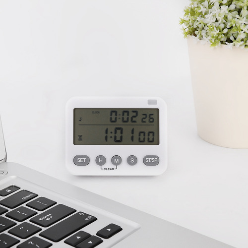 Reloj Despertador Silencioso Con Temporizador Para Uso Domés