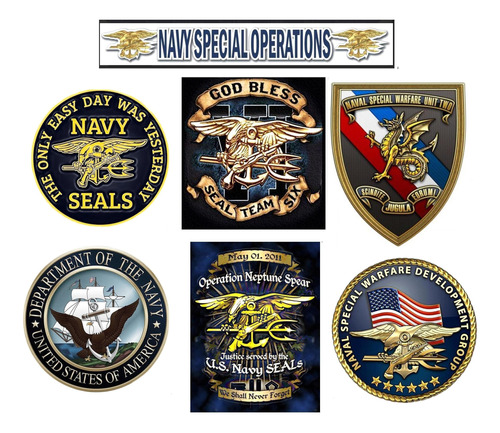 U S Navy Seals Dev Gru Stickers Autoadhesivos Set
