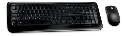 Teclado E Mouse Sem Fio Desktop 850 Usb Preto Microsoft