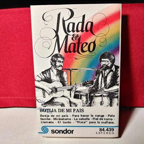 Rada & Mateo Botija De Mi Pais Casete Difusión 1ra Ed 1987