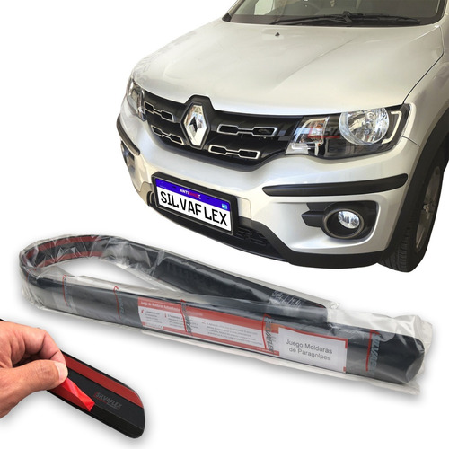 Kit Baguetas Paragolpes Del+tras Renault Kwid 2015/2021