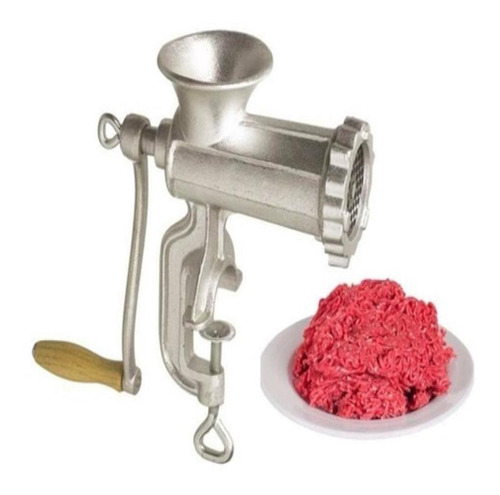 Máquina picadora de carne manual para moler hamburguesas