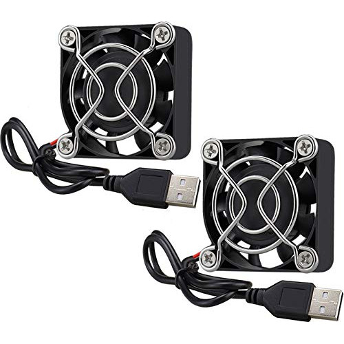 Paquete De 2 Ventiladores Usb Silenciosos De 40 Mm, Ven...