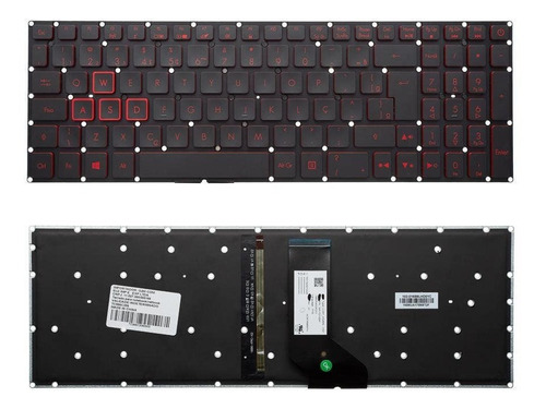 Teclado Para Notebook Acer Nitro 5 An515-52-5188