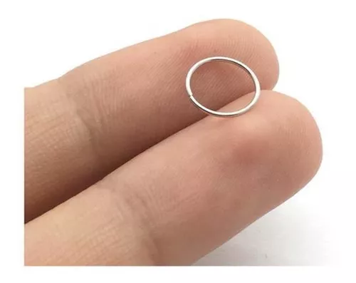 Piercing de nariz Curve em prata 925 - SÓ EU TENHO