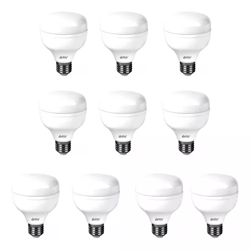 Pack x4 Foco LED Luz Fría E27 13W