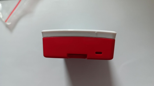 Case Caixa Oficial Para Raspberry Pi 4 B Branca E Vermelha (Usado)