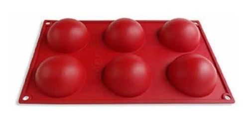 Molde Silicon Media Esfera Bomba Chocolate
