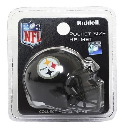 Mini Casco Nfl - Riddell Pocket Size - Acereros Steelers