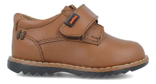 Mocasines Audaz Niño Casual Vestir Piel Miel (13.0 - 18.0)