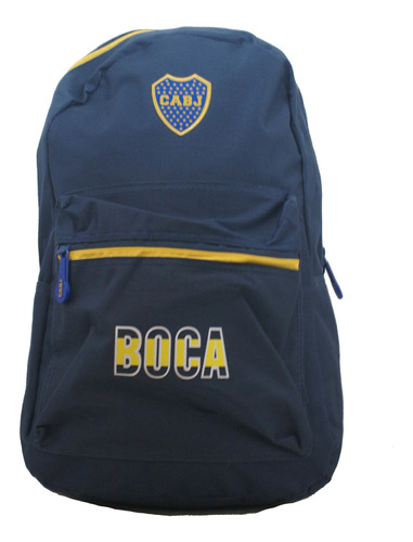 Mochila Boca 17 Boca Amarillo/azul Deporfan 