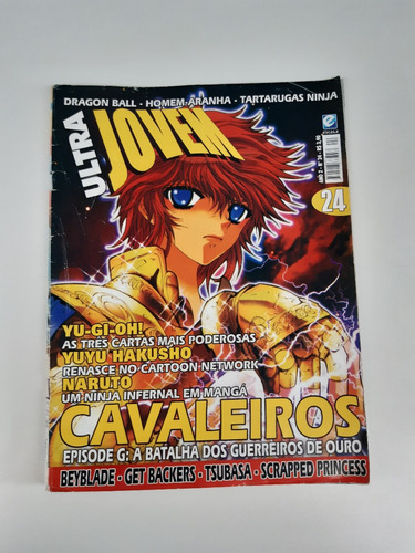 Imagem 1 de 10 de Revista Ultra Jovem Cavaleiros Do Zodíaco Naruto H249