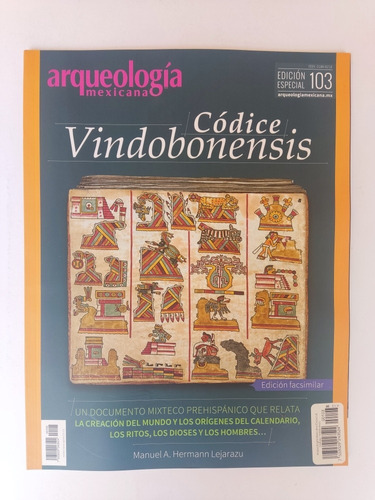 Códice Vindobonensis Edición Especial 103 Arqueología 