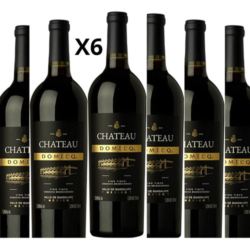 Vino Tinto Pack 6 Botellas Chateau Domecq Cabernet Sauvignon