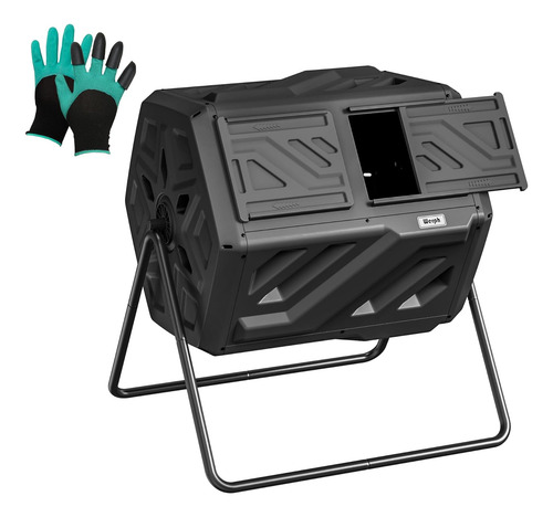 Contenedor De Compostaje De 43 Galones Para Exterior